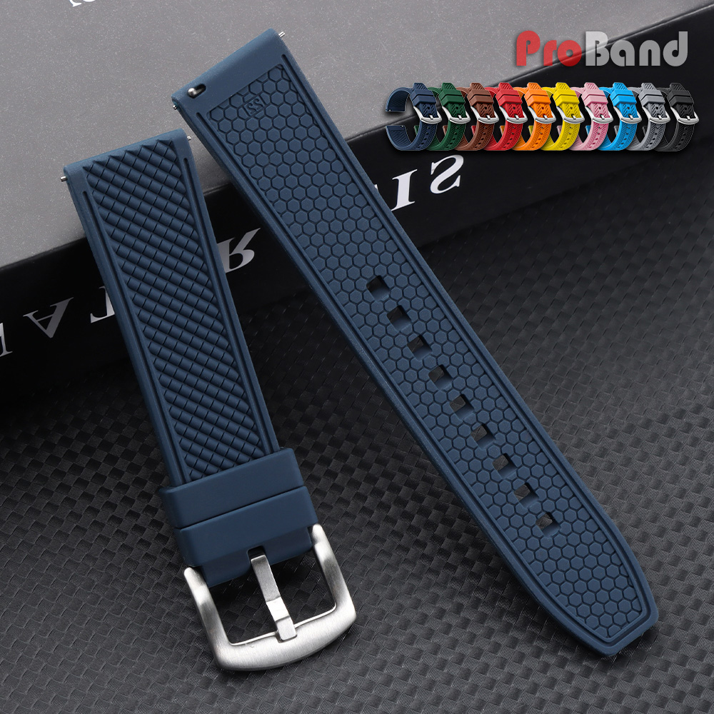 Nato Strap Nylon - クイックリリースラバー時計ストラップ 20 ミリメートル 22 ミリメートルシリコン時計バンドセイコー用オメガユニバーサルダイビング交換用リストブレスレット