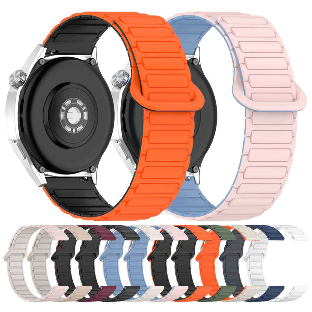 Silicone Watch Band 22Mm - サムスンギャラクシーウォッチ用シリコンウォッチバンド,ウォッチストラップ,スペアバンド,FE,4,5,6,7,FE, 20mm, 22mm, 45mm