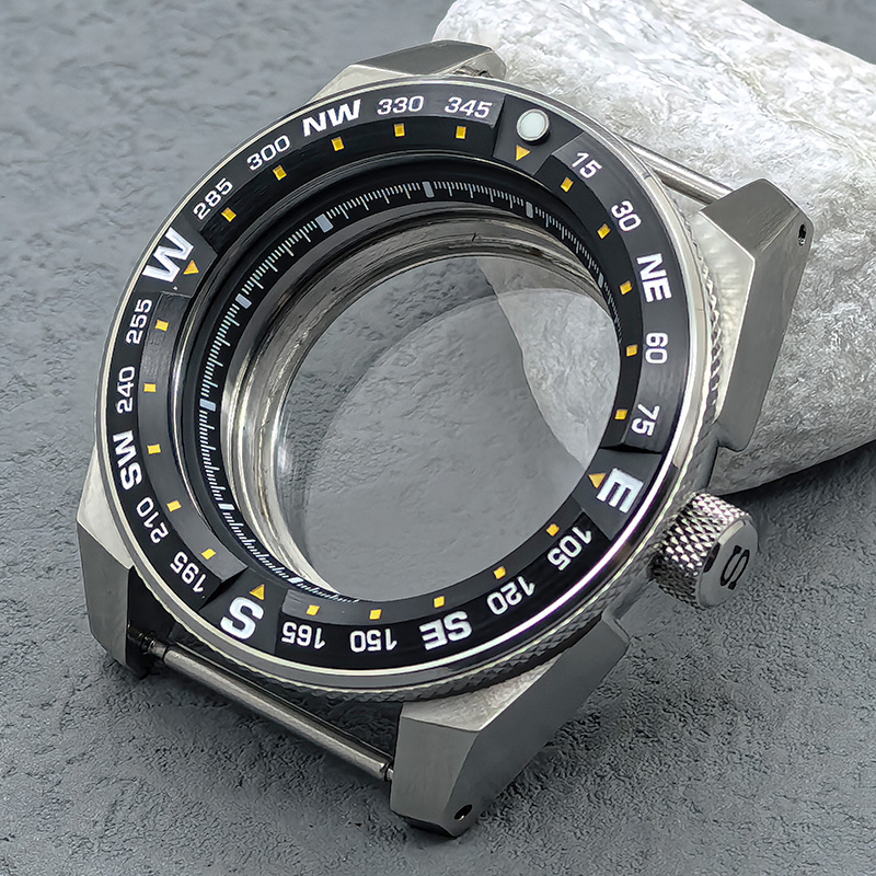 Citizen Watch Tsuyosa - カスタムNH35ケース サムライキングウォッチケース NH36、NH35、4R、7S26ムーブメント対応 28.5mm文字盤 サファイアクリスタルガラス 透明バック