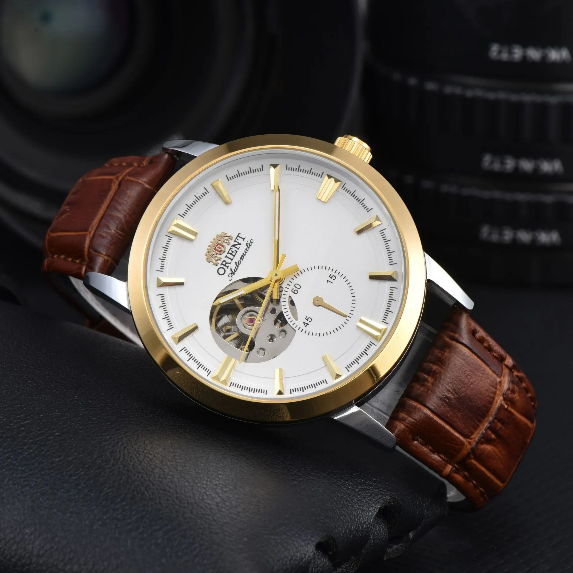 Seiko Watch Presage - DFDG スポーツ自動機械式ユニセックス オリエント ウォッチ スケルトン パーソナライズ