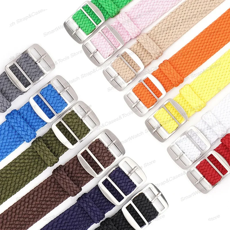 メンズナイロン製時計バンド,ミリタリーウォッチバンド,メタル - Perlon Strap Woven のレビューと価格