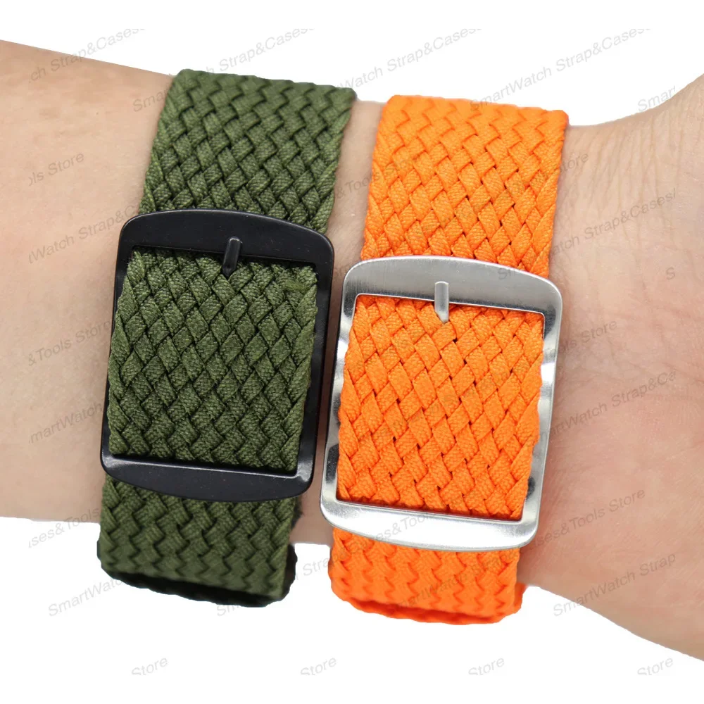 メンズナイロン製時計バンド,ミリタリーウォッチバンド,メタル - Perlon Strap Woven のレビューと価格
