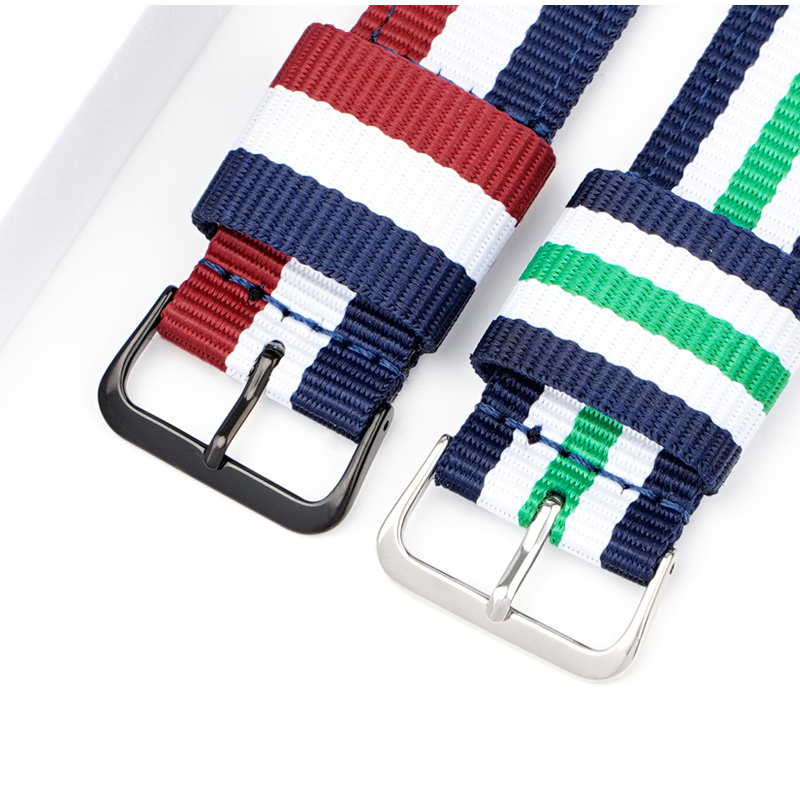 ナイロン時計ストラップ 20 ミリメートル 22 ミリメート - Canvas Strap Watch のレビューと価格