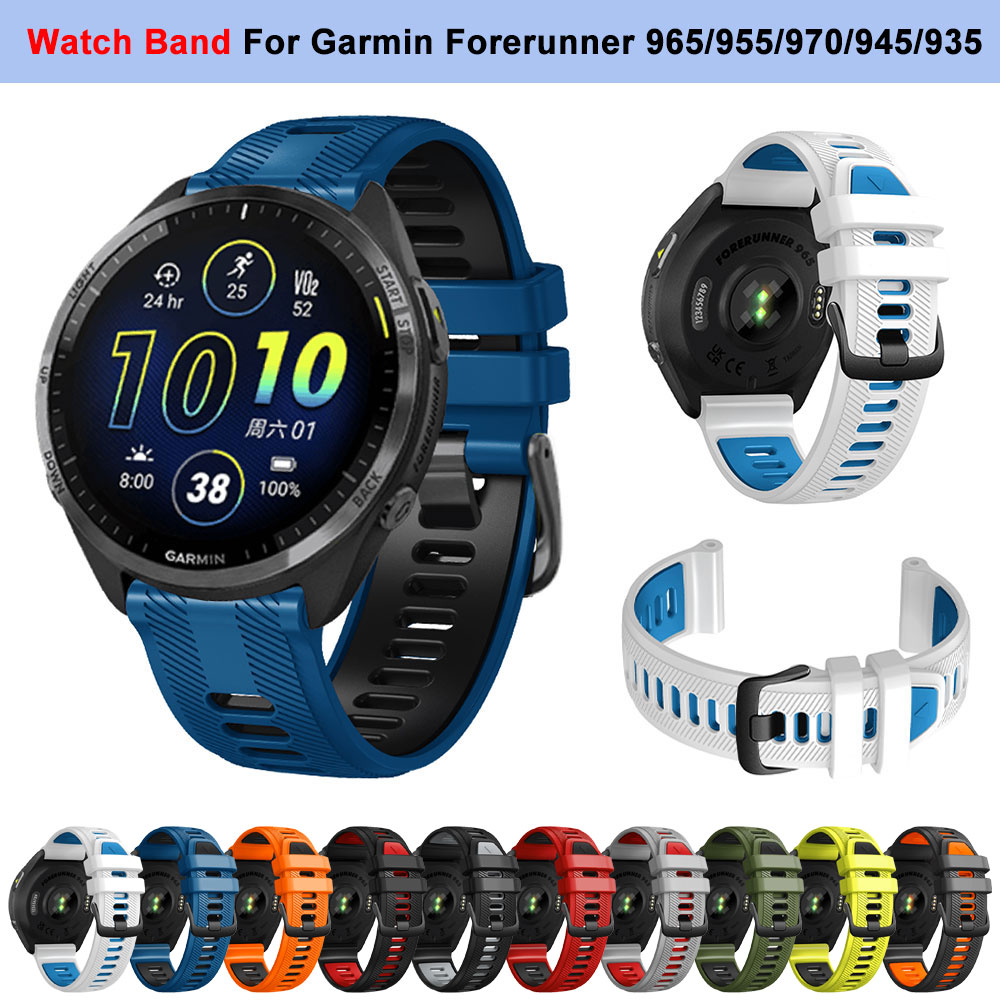 ガーミンフォアランナー 965 955 ソーラー 970 9 - Silicone Watch Band 22Mm のレビューと価格