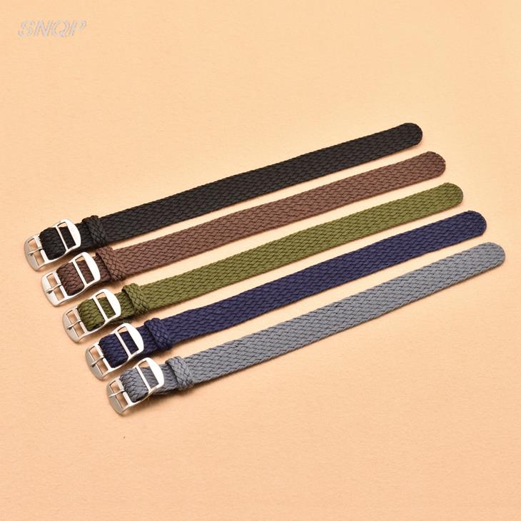 モノクロ織りナイロンウォッチバンド、ウォッチストラップバンド - Perlon Strap Woven のレビューと価格