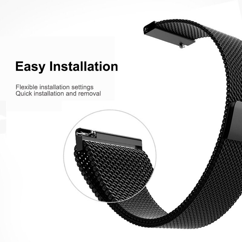 金属ストラップサムスンギャラクシーウォッチ 5 プロ/7/6 - Milanese Loop Magnetic のレビューと価格