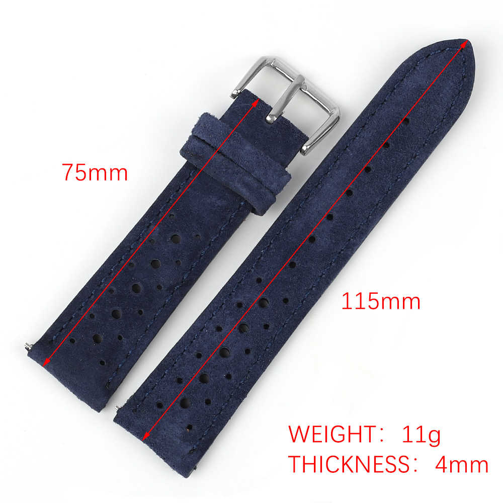スエードレザー時計バンド 18 ミリメートル 19 ミリメー - Suede Strap Watch のレビューと価格