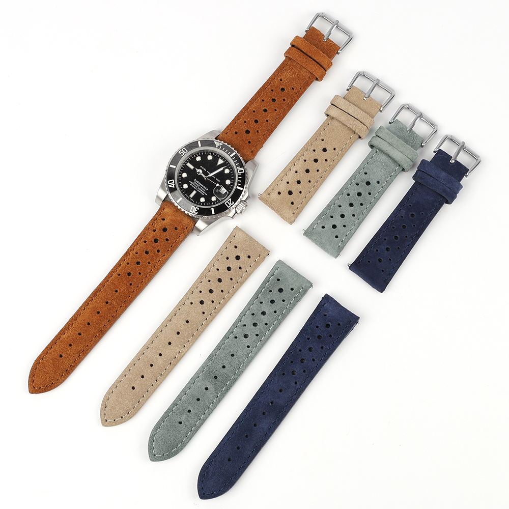 スエードレザー時計バンド 18 ミリメートル 19 ミリメー - Suede Strap Watch のレビューと価格