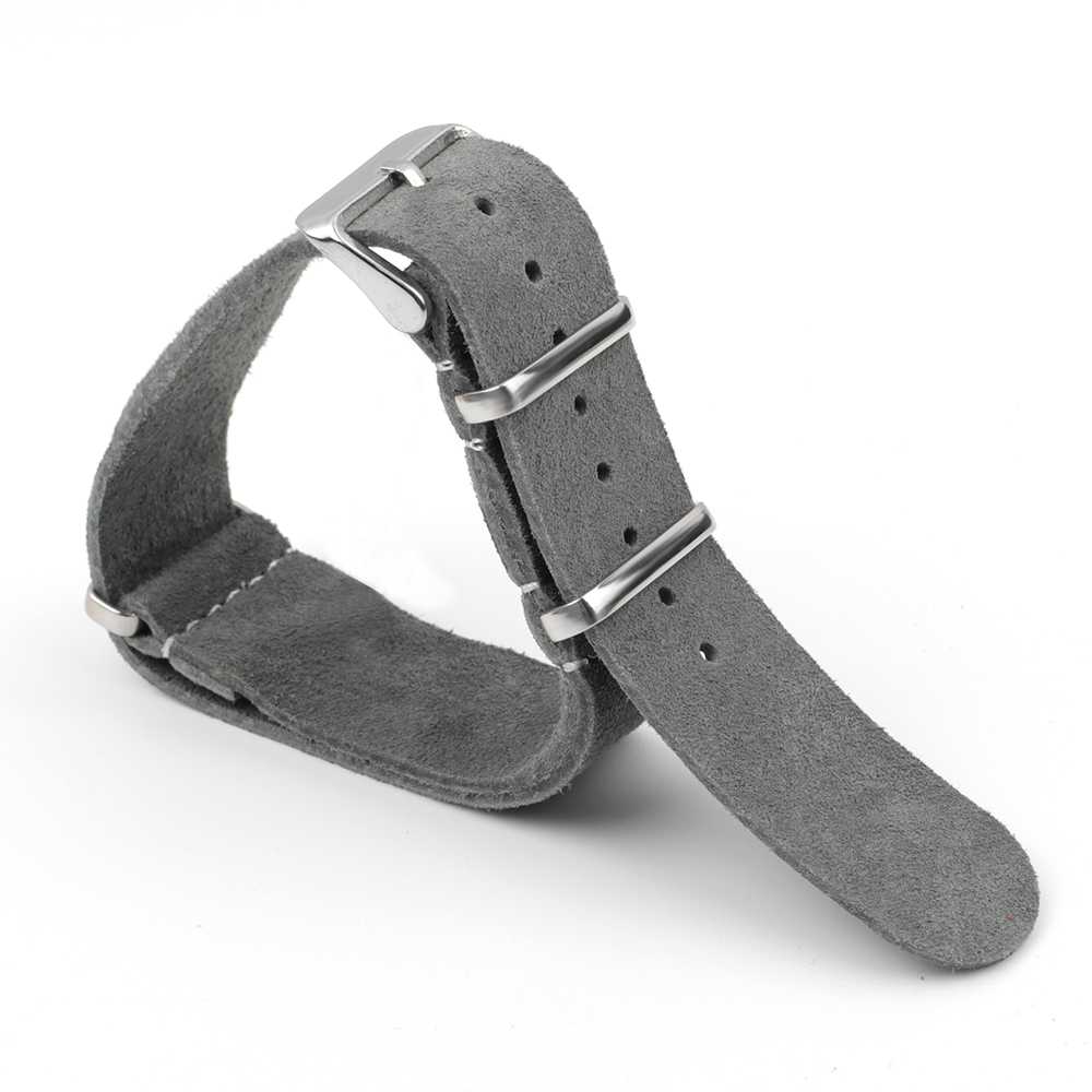 ソフトスエード時計バンドロングストラップ 18 ミリメートル - Suede Strap Watch のレビューと価格