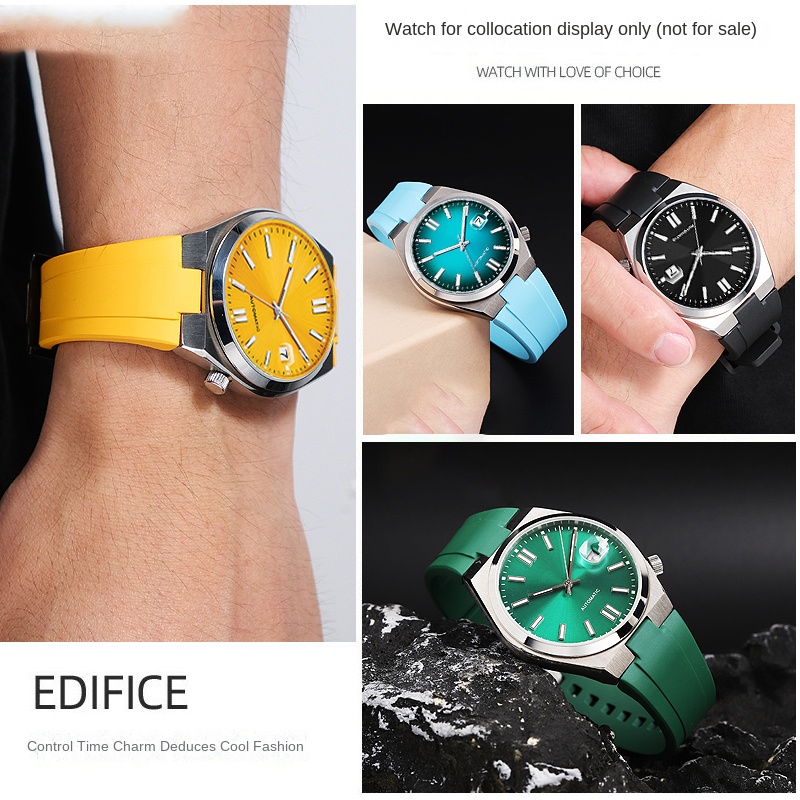 9 × 26 ミリメートル FKM フルオロラバーストラップ - Citizen Watch Tsuyosa のレビューと価格