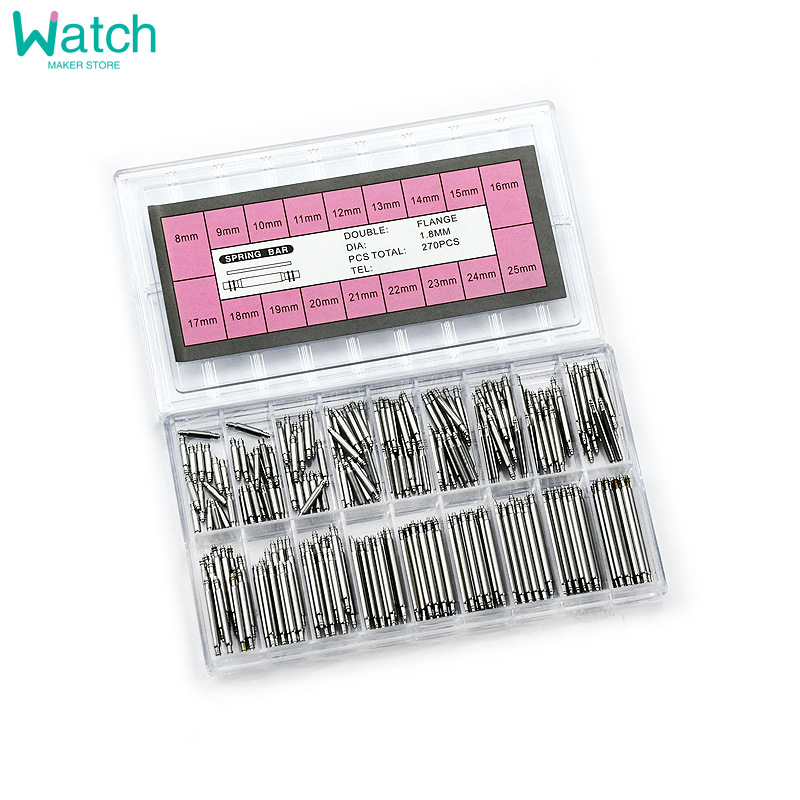 270 ピース/セットステンレス鋼スプリングバー直径 1.5 - Spring Bar Tool Set のレビューと価格