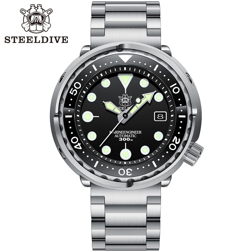 Steeldive-セラミックベゼル付きのマグロ腕時計,ステ - Seiko Watch Prospex のレビューと価格
