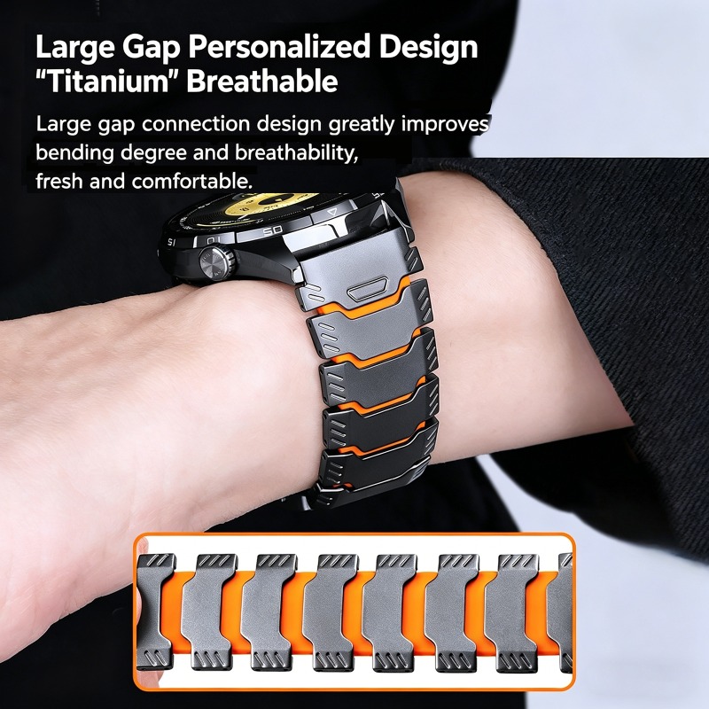22mmチタンラバーストラップ Huawei Watch G - Silicone Watch Band 22Mm のレビューと価格
