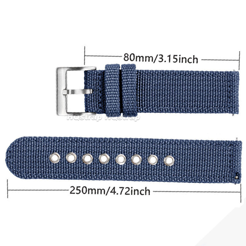 ナイロンキャンバスリストバンド、快適な時計バンド、クイックリ - Nato Strap Nylon のレビューと価格