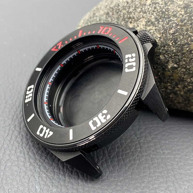 男性用サムライクレープウォッチケース、ブラックモード、自動移 - Seiko Watch 5 Sports のレビューと価格