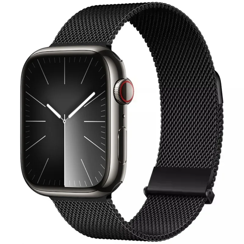 アップルウォッチバンド用ミラネーゼループストラップアップグレ - Milanese Loop Magnetic のレビューと価格