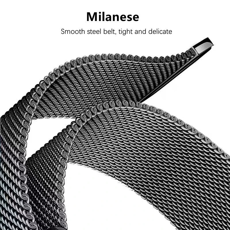 磁気ループ Xiaomi スマートバンド 8-NFC ストラ - Milanese Loop Magnetic のレビューと価格
