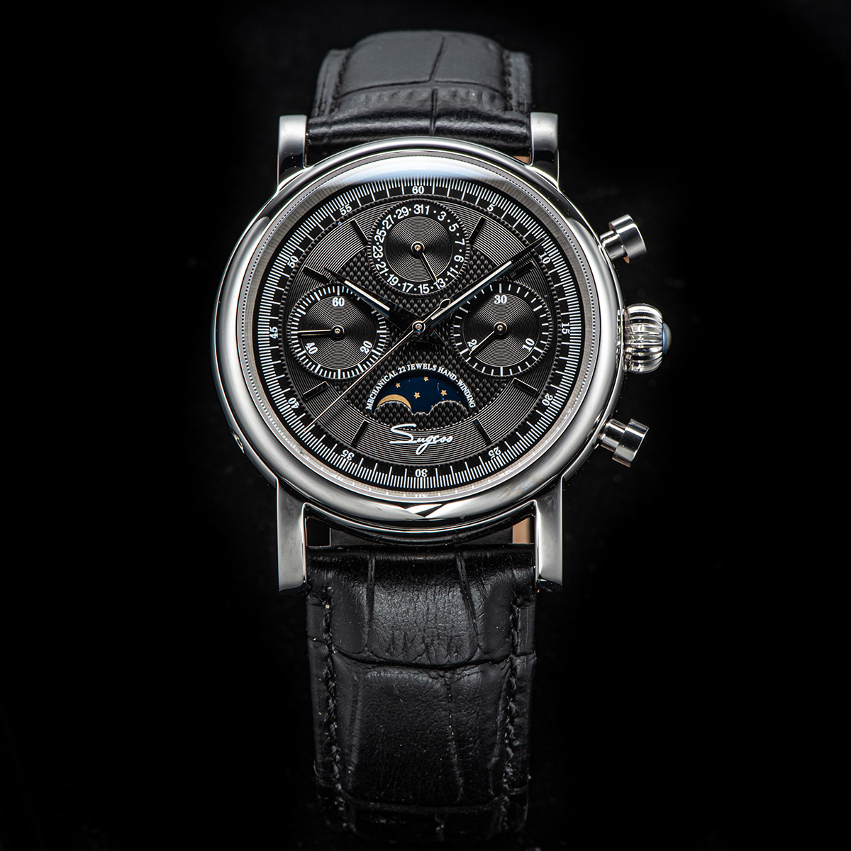 Sugess パイロット クロノグラフ機械式時計メンズ防水オ - Seiko Watch Presage のレビューと価格