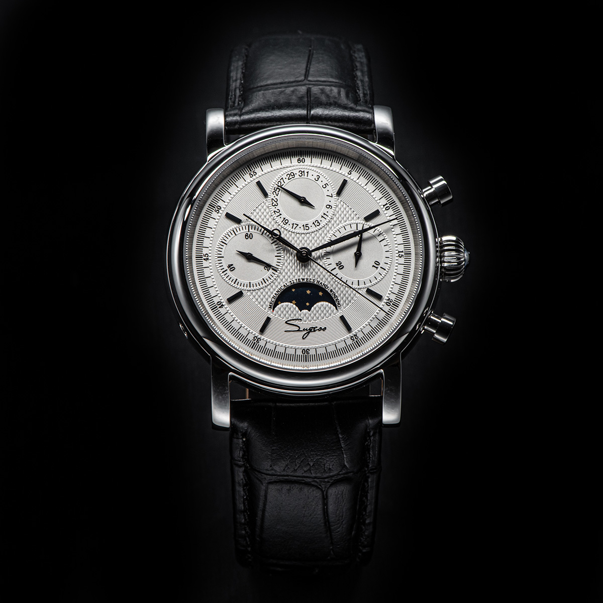 Sugess パイロット クロノグラフ機械式時計メンズ防水オ - Seiko Watch Presage のレビューと価格